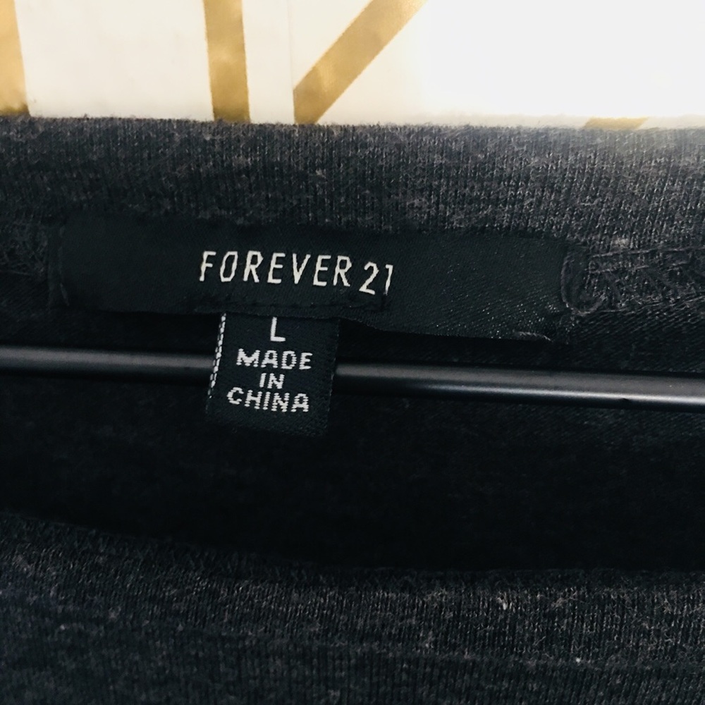 Forever 21 | Long Sleeve Gray Skater Dress - Picture 6 of 6